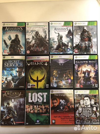 Игры на xbox 360 диски