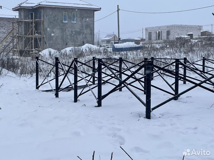 Фундамент на винтовых сваях