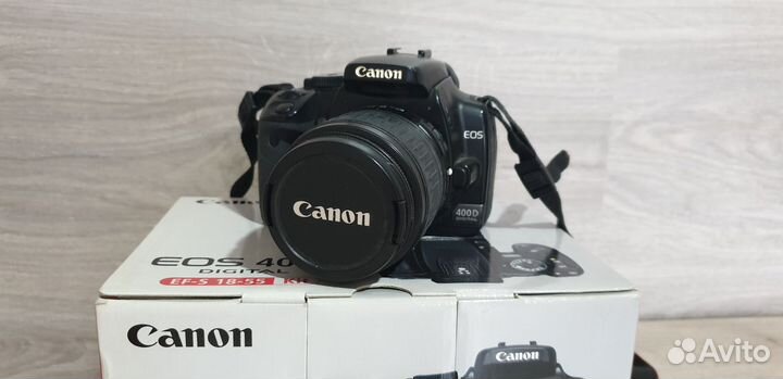 Зеркальный фотоаппарат canon 400D + kit 18-55 ii
