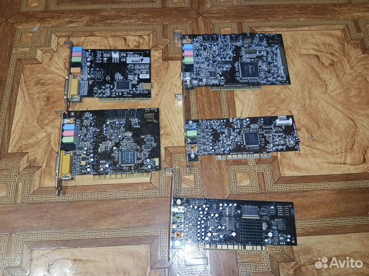 Продам косячные звуковые карты pci e