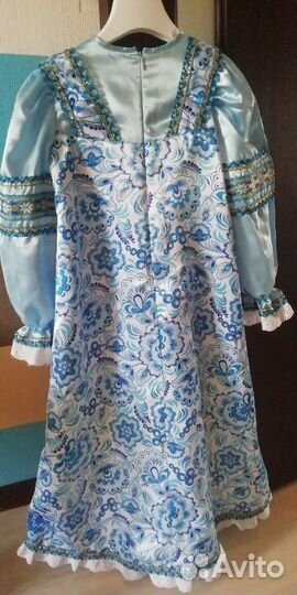 Новогодний костюм Василиса русская красавица снегу