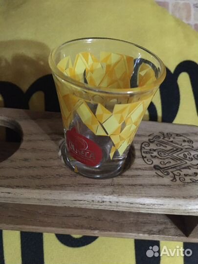 Деревяный сет Мята для стопок