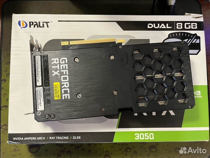 Видеокарта RTX 3050 8gb гарантия