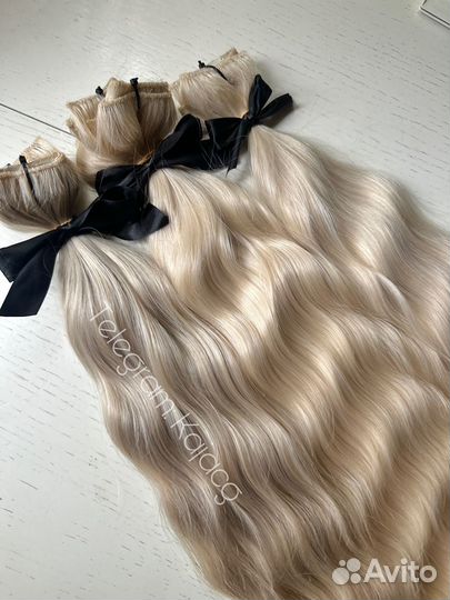 Волосы для наращивания/ на заколках био