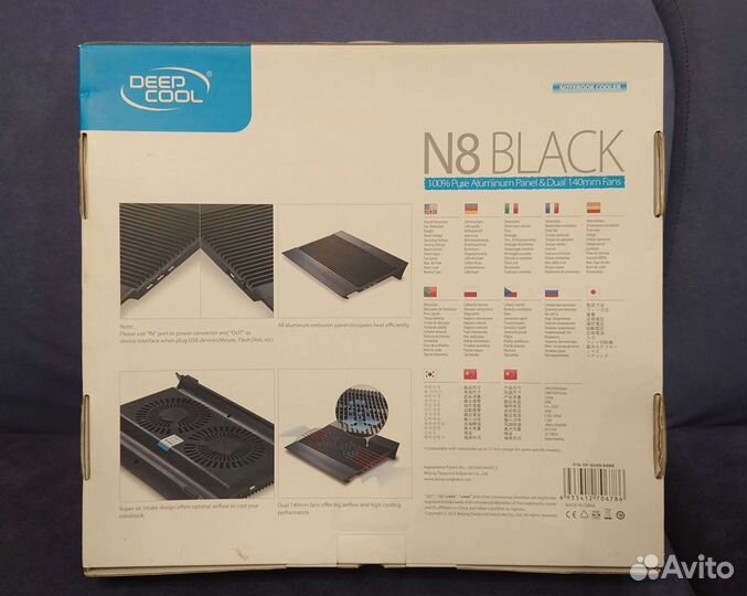 Подставка для ноутбука deepcool N8