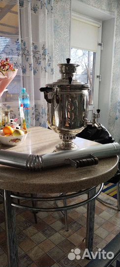 Самовар угольный новый