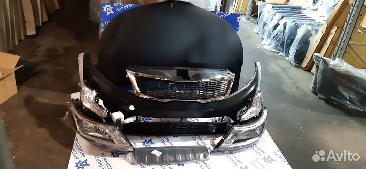 Бампер на Kia Rio 3 с 2011-2015 г.в