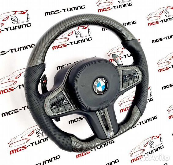 Руль + подушка BMW 4 серия G22 G23 G26 M карбон M4