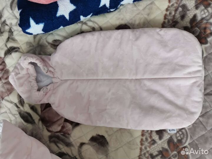 Конверт на выписку для девочки, зима
