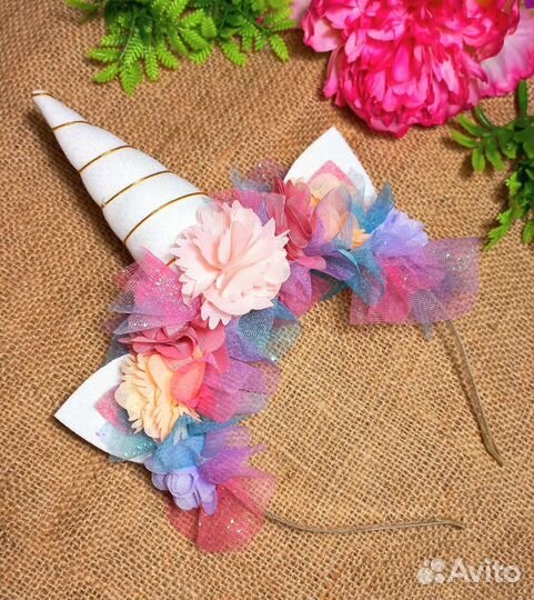 Ободок для волос ручной работы