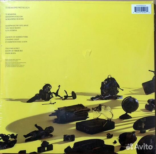 Виниловая пластинка Metallica - 72 Seasons (Black