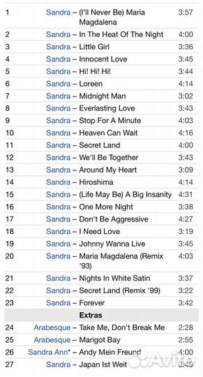 Sandra - The Complete History DVD Rus