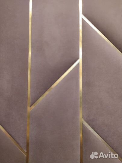 Мягкие стеновые панели с профилем