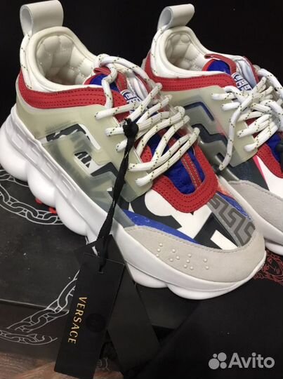 Кроссовки versace chain reaction