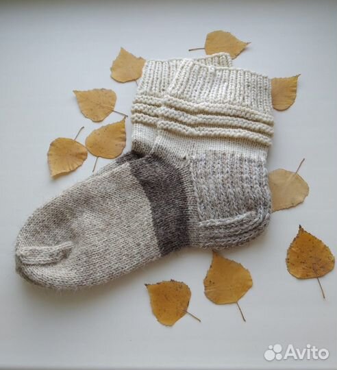 Вязаные носки