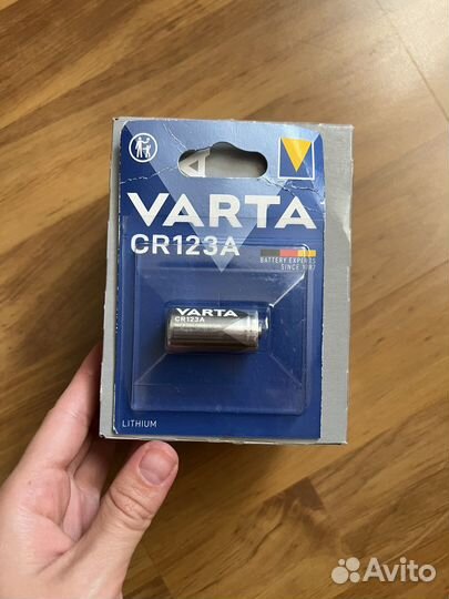 Батарейки литиевые varta CR123A (упаковка)