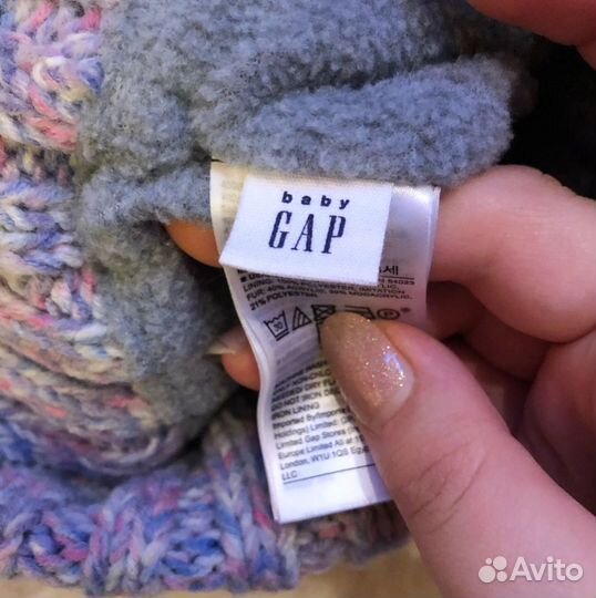 Варежки и шапочка Gap на девочку
