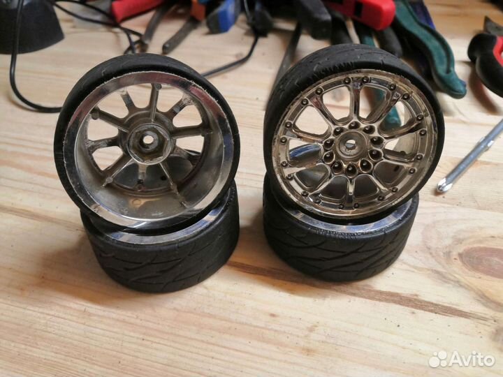 Колеса диски резина для радиоуправляемых моделей 1