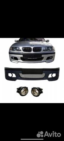 Передний бампер bmw e 46