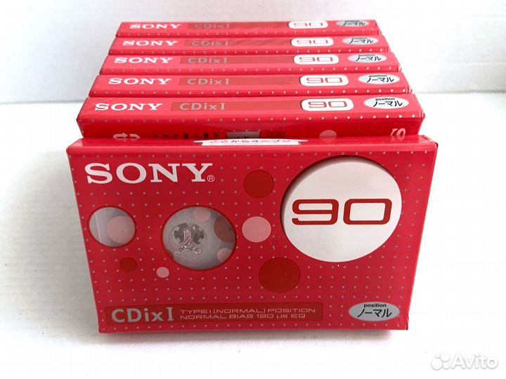 Аудиокассеты кассеты Sony CDix I 90 - 2001 г