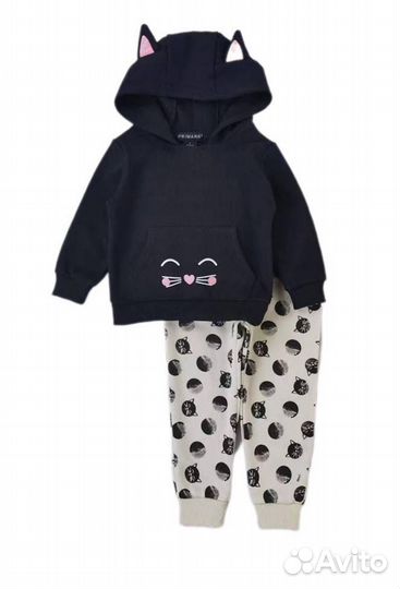 Костюм Primark кофта и штаны на флисе новый р 100