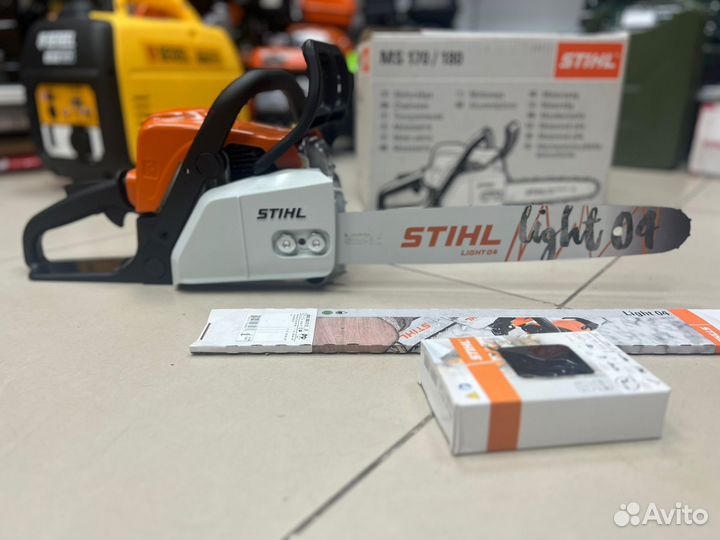 Пила бензиновая stihl MS 180 масло В подарок