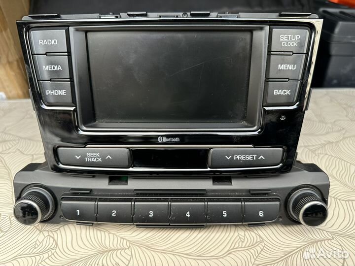 Штатная магнитола hyundai solaris 2