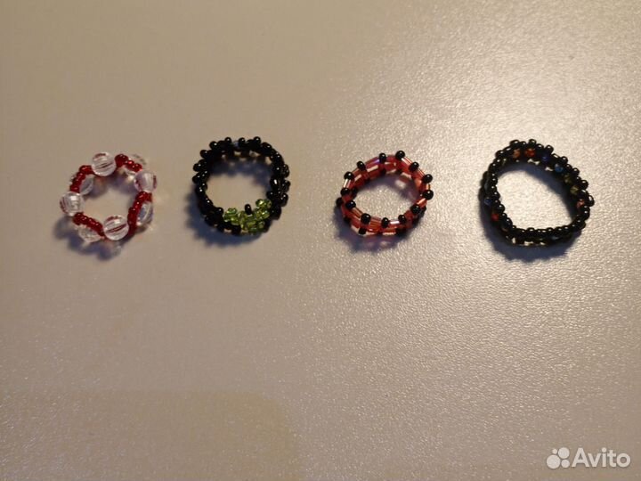 Кольца из бисера