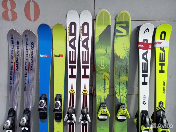 Горные лыжи Head, Salomon