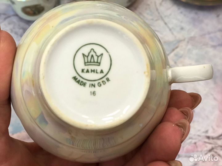 Кофейный чайный сервиз мадонна гдр