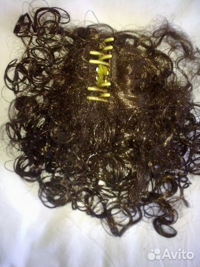 Хвост иск. на заколке (2 вида)