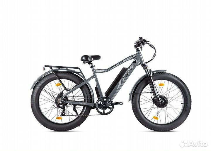 Электровелосипед volteco BigCat Dual Next серый