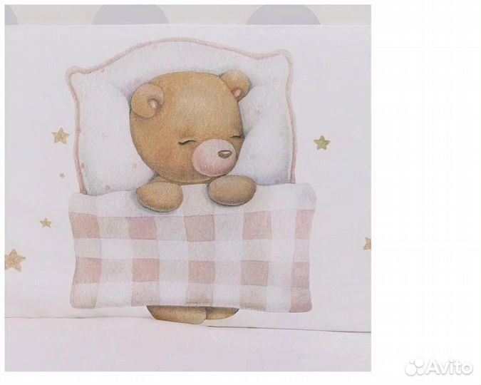 Комплект постельного белья в детскую кроватку