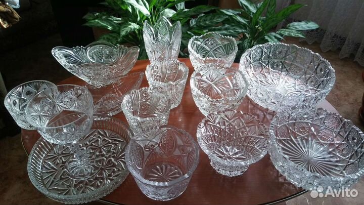 Хрустальная посуда СССР