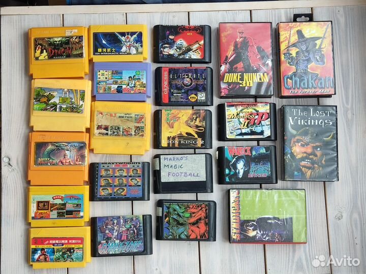 Картриджи dendy sega