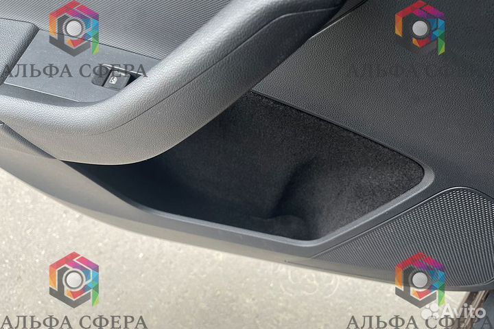 Обшивка в дверные карманы Volkswagen Polo 6 2020