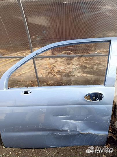 Дверь на Daewoo matiz