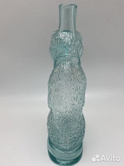 Стеклянная бутылка-штоф
