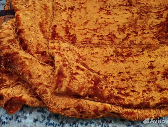 Плюш- коричьневыи-на хб из СССР