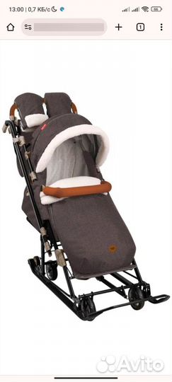 Детские зимние санки, коляска