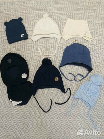 Шапки на мальчика с 0 до 3лет