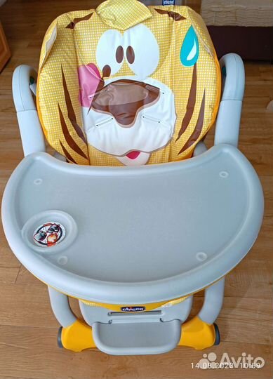 Стульчик для кормления chicco polly 2 start