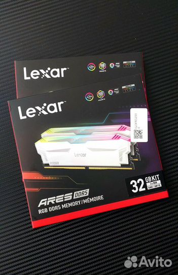 DDR5 Lexar Ares 6800 Mhz 32Gb/2x16(Новые)