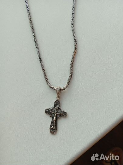 Серебряный браслет мужской