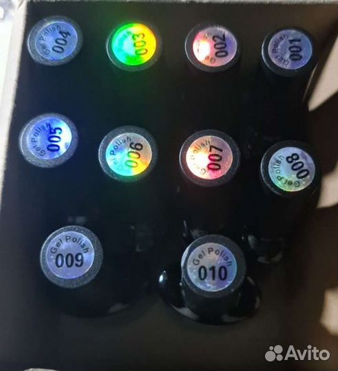 Набор гель лаков 10шт+салфетки безворсовые