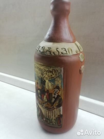 Глиняный бутыль из Грузии 1 литр