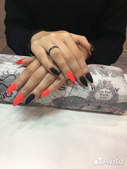 Коррекция, наращивание ногтей, укрепление гелем