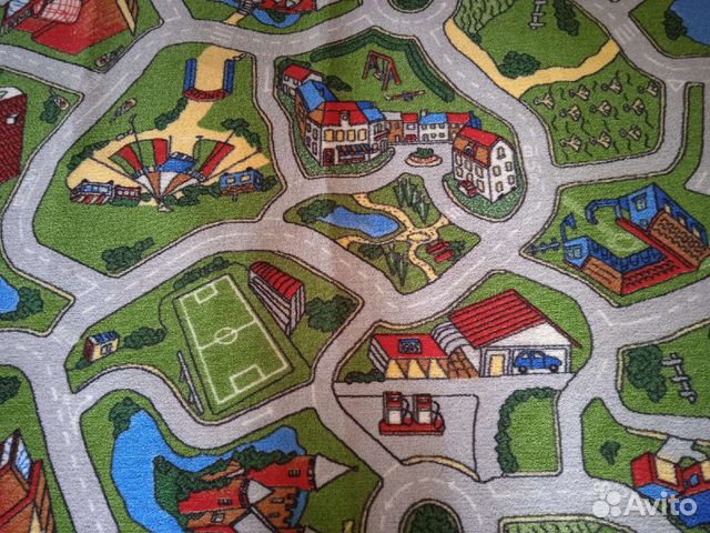 Ковер детский новый