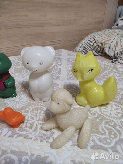 Пластиковые игрушки СССР пакетом