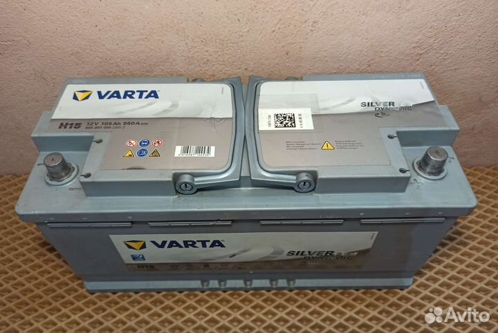 AGM аккумулятор Varta Silver 105 Ач